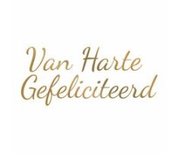 CC Hotfoil Stamp van harte gefeliciteerd