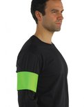 Fluor sport print armband lime mt. S/M