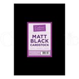 A4 Matt Black Cardstock