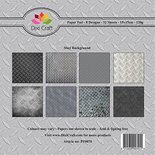 15x15cm Paper Pad Steel Background