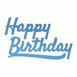 CC Happy Birthday Sentiment Mini Die
