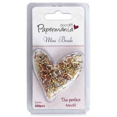 Mini Brads Metallics Assorted Gloss