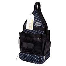 Mini Craft Tote Liquorice Dot