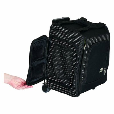 Wheelable Craft Tote Liquorice Dot