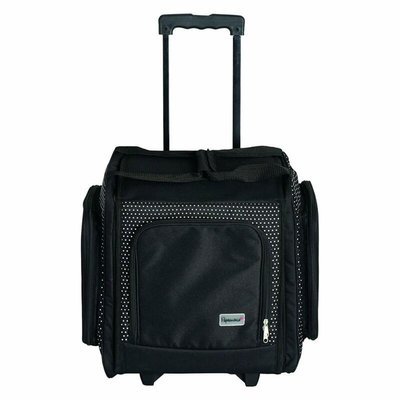 Wheelable Craft Tote Liquorice Dot