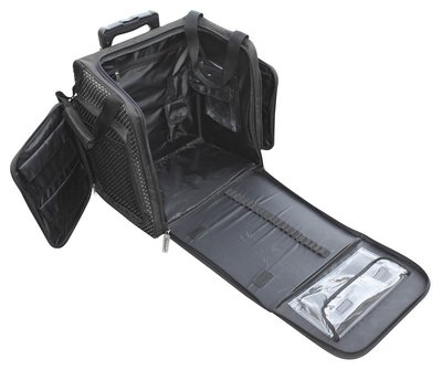 Wheelable Craft Tote Liquorice Dot