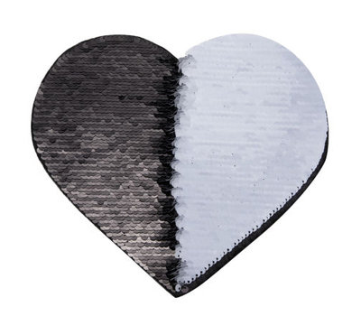 Sublimatie sequins patch hart
