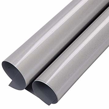 Reflecterend zilver grijze flex