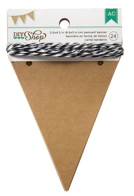 Kraft Banner Pennant