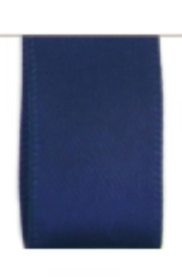Satijn Lint Double Face 10mm Dark Blue