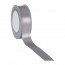 Satijnlint 25mm x 25mtr Zilver/Grijs