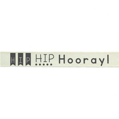 Lint 15mm x 20mtr Hip Hip Hooray!