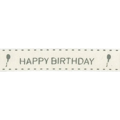 Lint 15mm x 25mtr Happy Birthday