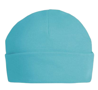 Baby Beanie/Mutsje Turquoise