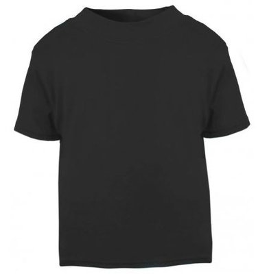 Baby & Kinder T-Shirt Zwart 0-3mnd