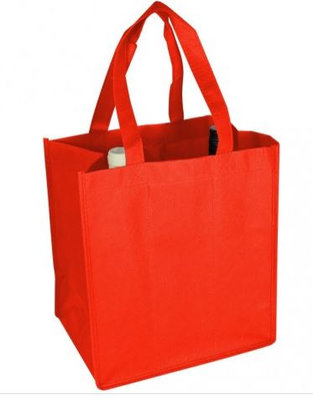 Non Woven Wijntas Rood