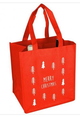 Non Woven Wijntas Rood