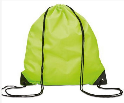 Gym/Zwem Tas Polyester Lime