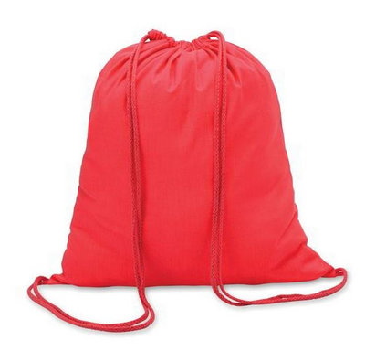 Gym/Zwem Tas Katoen Rood
