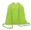 Gym/Zwem Tas Katoen Lime
