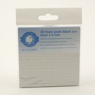 3D Foam Pads Black