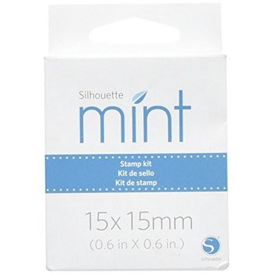 Silhouette mint stamp Kit 15x15mm