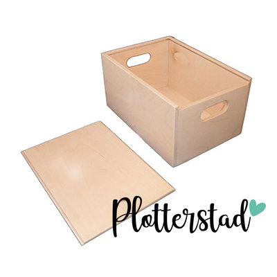 Houten Doos/Opbergkist Met Schuifdeksel Klein