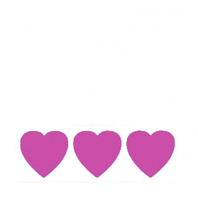 Confetti Hart 6mm Hard Roze