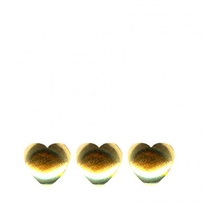 Confetti Hart 6mm Goud