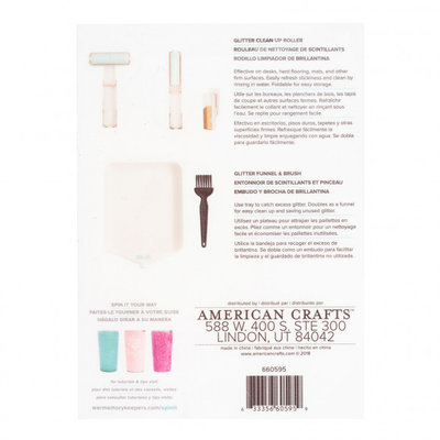 We R Memory Keepers Spin IT Glitter Clean Up Kit