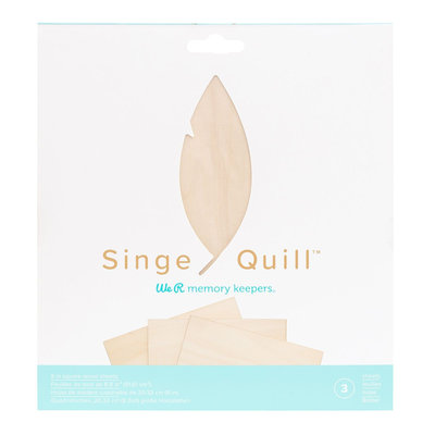 We R Memory Keepers Singe Quill Wood Veneer Sheets