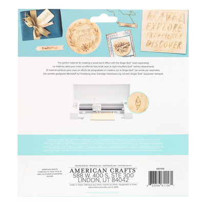 We R Memory Keepers Singe Quill Wood Veneer Sheets
