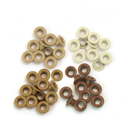 We R Memory Keepers standard eyelets brown