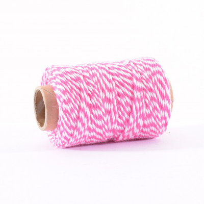 Bakers Twine pink-wit