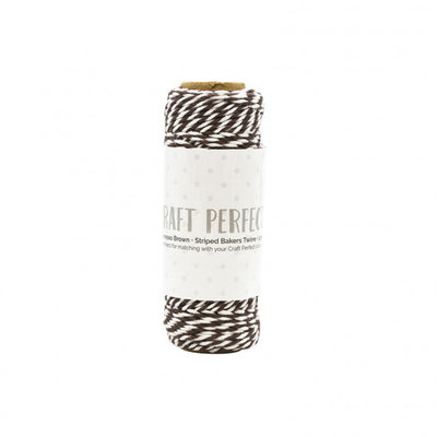 Tonic Studios bakers twine striped espresso brown