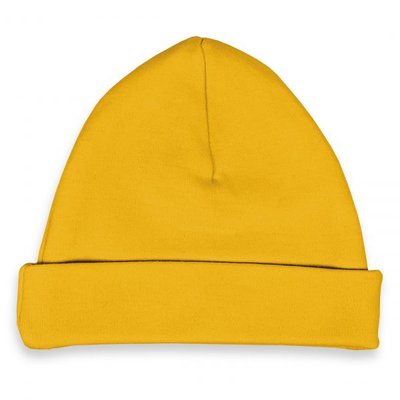 Baby Beanie/Mutsje Oker mt. 62-68