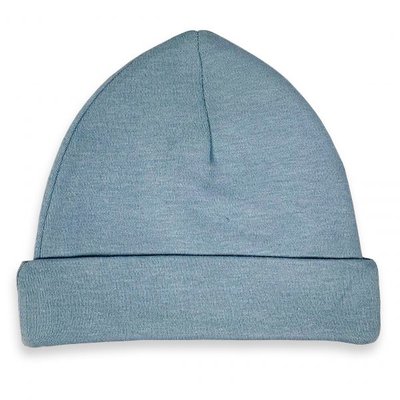 Baby Beanie/Mutsje Grey/Blue mt. 50-56
