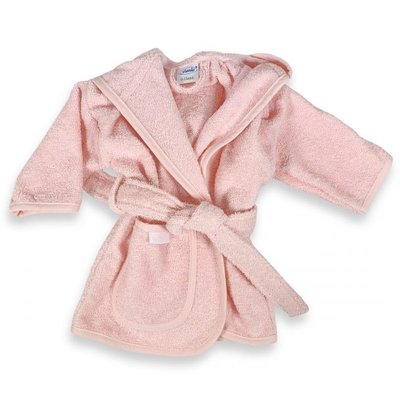 Badjas uni line blush mt.0-12mnd