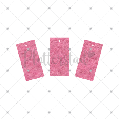 Sleutelhanger / Label Vilt Recht Klein Diverse Kleuren