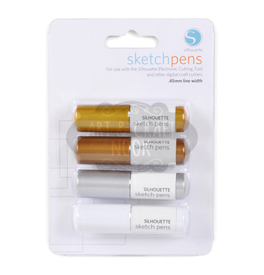 Silhouette Sketch Pens Metallic Old Generation