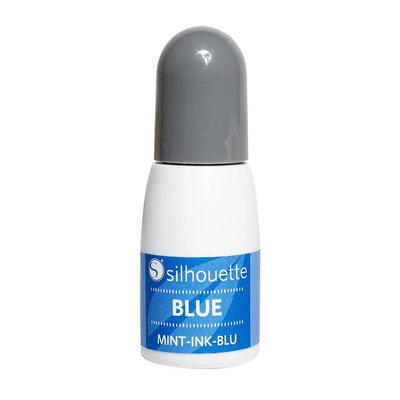 Silhouette mint inkt blue