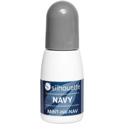 Silhouette mint inkt navy