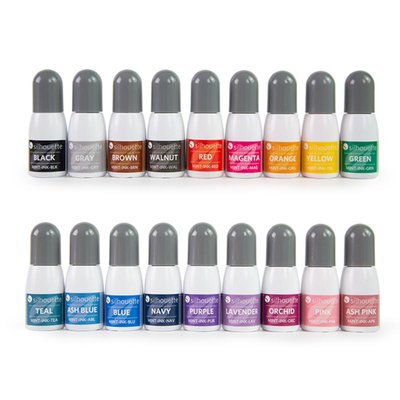 Silhouette mint inkt orchid