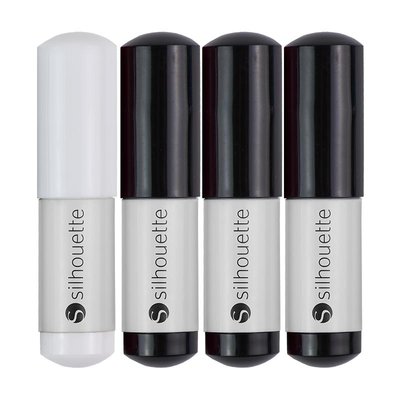 Silhouette sketch pens black & white