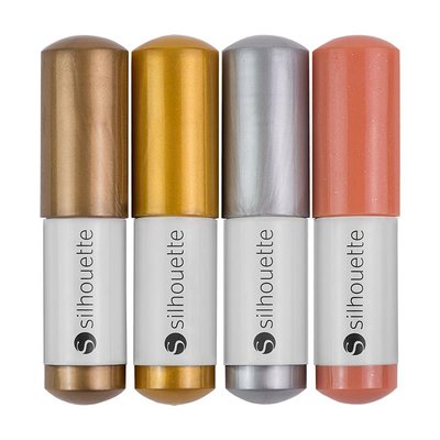 Silhouette sketch pens metallic