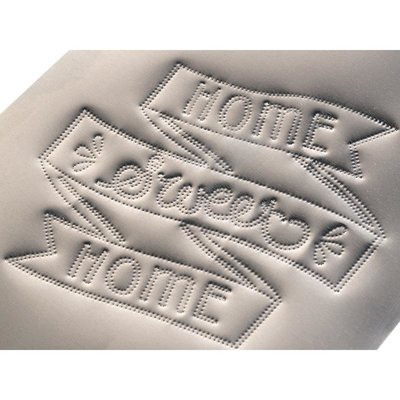 Silhouette metal stippling sheets
