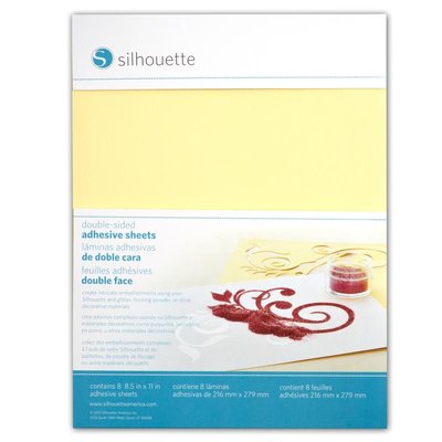Silhouette double sided adhesive sheets