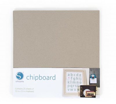 Silhouette chipboard