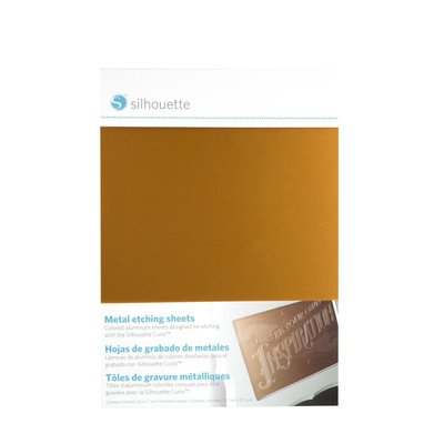 Silhouette metal etching sheets