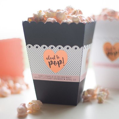 Silhouette rose gold foil